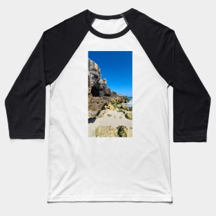 Beach caves and rocks Baseball T-Shirt